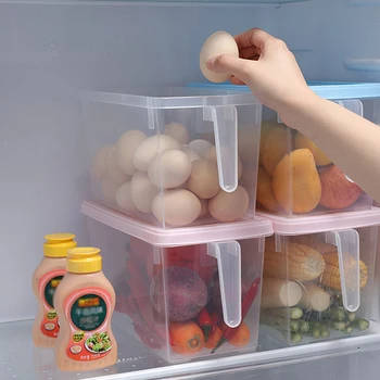 

5L Kitchen Transparent Storage Box Sealed Home Organizer Food Container Refrigerator Boxes Grains Beans Storage Box