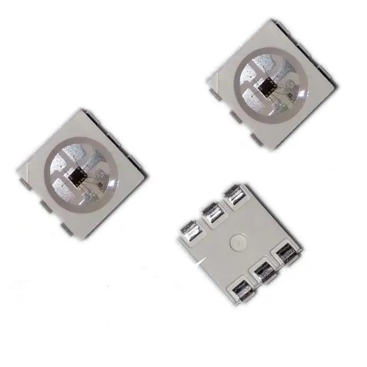 

100~1000pcs SK9822A (Similar HD107S) Chip Built-In LED Individually Addressable DC5V with DATA and CLOCK seperately