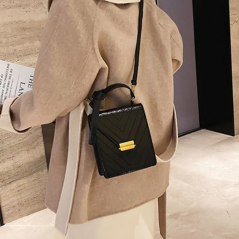 Роскошные качественные женские сумки через плечо из искусственной кожи,, маленькая простая стильная сумка через плечо, сумочки для телефона
