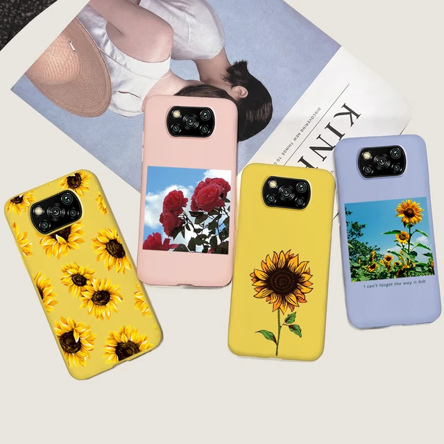 For Xiaomi Poco X3 Pro Case Silicone Soft Lovely Cartoon Phone Cover for Poco  X3 NFC Case TPU Black Funda Poco X 3 PocoX3 Pro