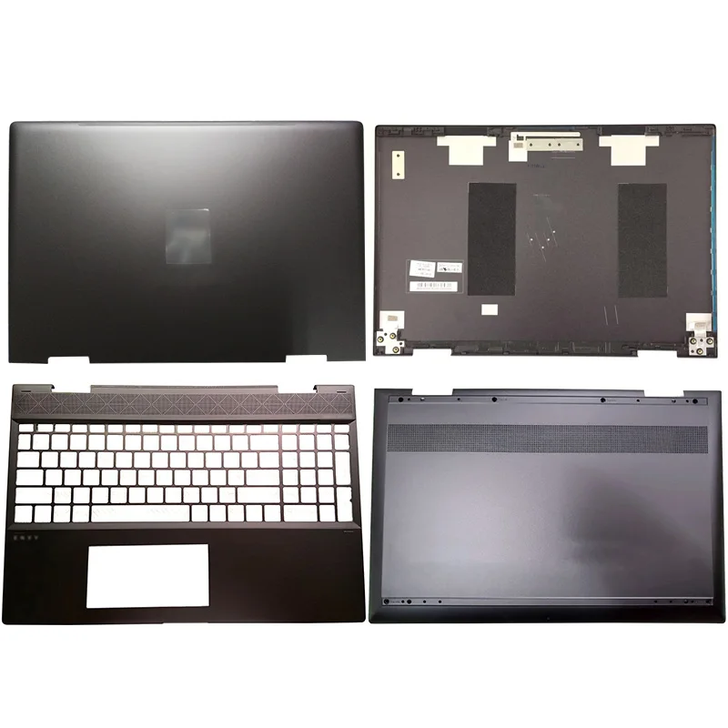 Черная задняя крышка для ноутбука/Упор рук/Нижняя HP ENVY X360 15-CN 15M-CN 15-CN013TX 609939-001
