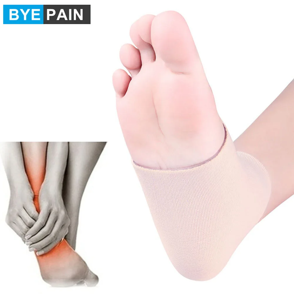 1Pair BYEPAIN Ankle Gel Sleeves Padded skate sock protection for ankles