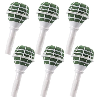 

6-Piece Bouquet Holder, Bridal Bouquet Handle for Floral Arrangement and Wedding Bouquet Supplies