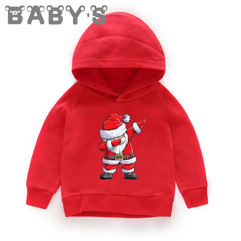 best hoodie for teenage girl Merry Christmas Dabbing Santa Print Funny Children Hooded Hoodies Kids Sweatshirts Baby Pullover Tops Girls Boys Clothes,KMT5112 hoodie for kid