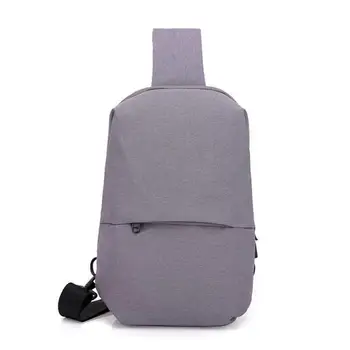

New Style Casual Sports Chest Pack Oxford Cloth Running Bag Men's Shoulder Cross body Multi-functional Solid Color Bags