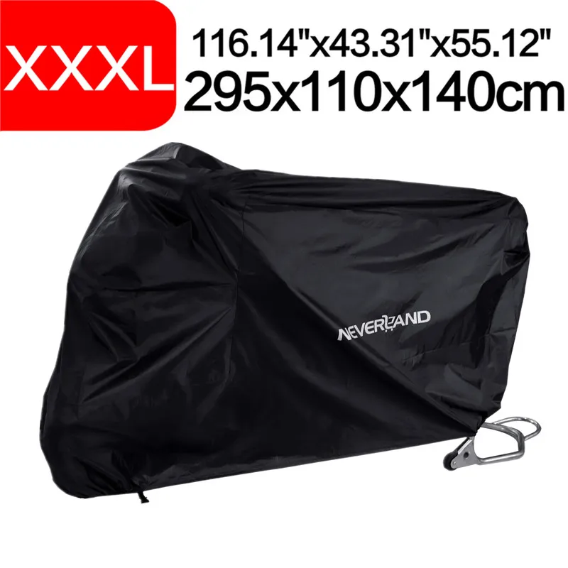 

295x110x140 XXXL 190T Waterproof Snow Rain Indoor Outdoor Portector Motorcycle Motor Bike Scooter Cover Coat Covers Universals