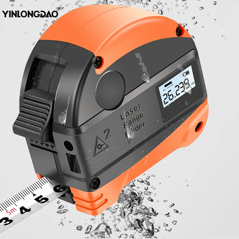

Laser Rangefinder LCD Digital Tape Measure Distance Measurer Meter Range Finder Infrared Construction Gauging Tool DIY Tools