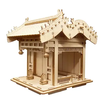 

DIY Wooden Puzzle Model Kit 3D Assembly Handmade Craft - Festoon Gate