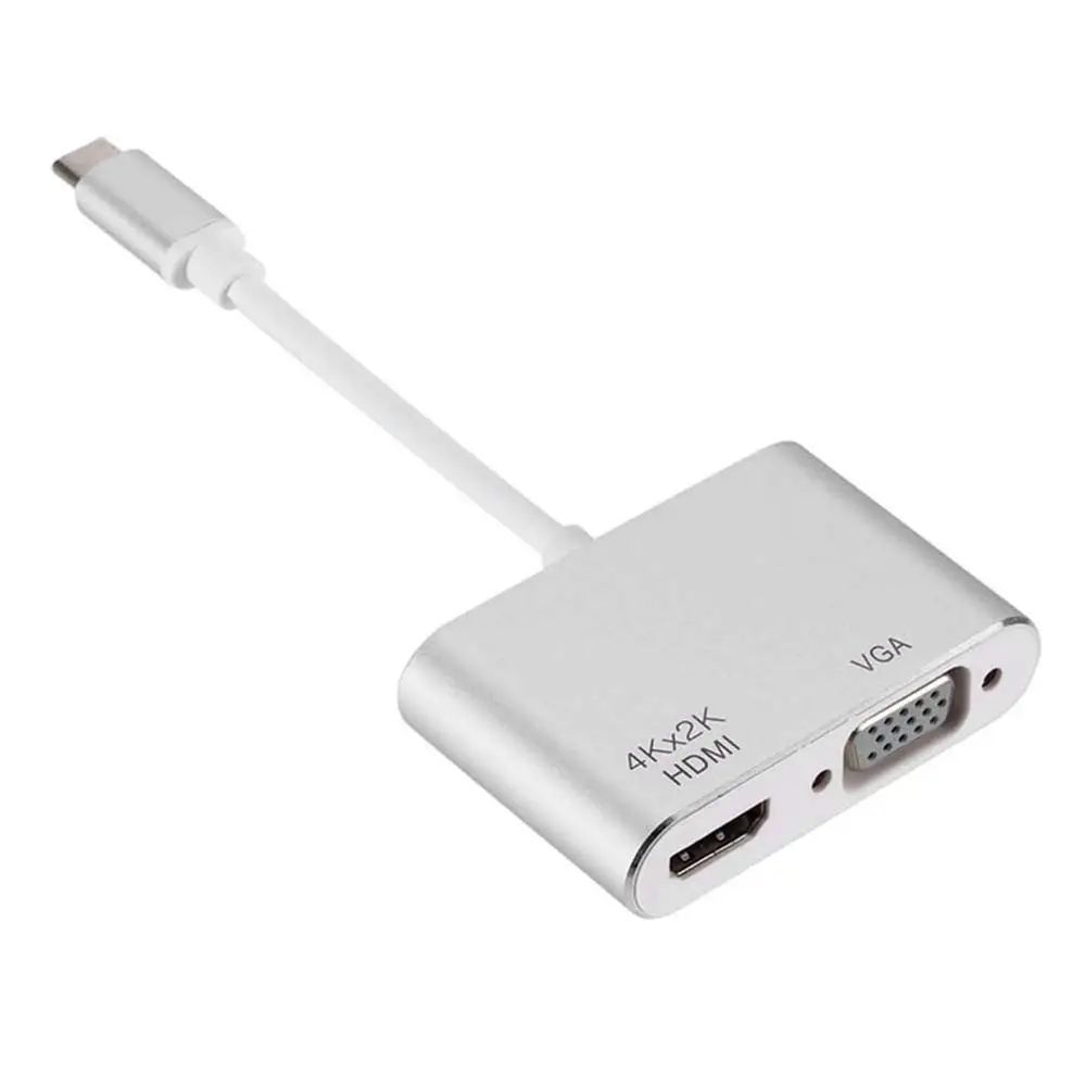 Тип-C к конвертеру Hdmi Vga Hd 2-в-1 Usb3.1 к конвертеру Hdmi компьютер внешние аксессуары