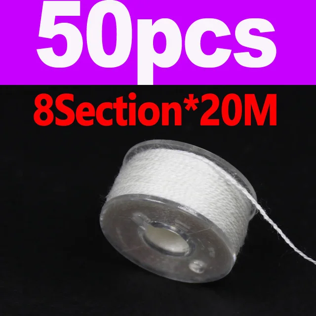 JIGEECARP 50/100 шт для рыбалки на карпа, струна PVA растворимые ПВА пакеты для ПВА линия для Bollie установки снасти приманки воде растворять Плетеный 20 м/катушка - Цвет: 50PCS