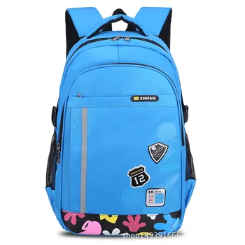 

elementary school backpack for boy girl waterproof book bag kids school bag reflective strip student backpack gifts for boys