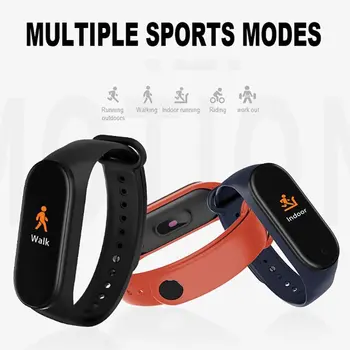 

M4W Smart Bracelet 4 tracker smart watch Health Heart rate Blood Pressure Waterproof Smart Bracelet for Men Women Smartband Hot