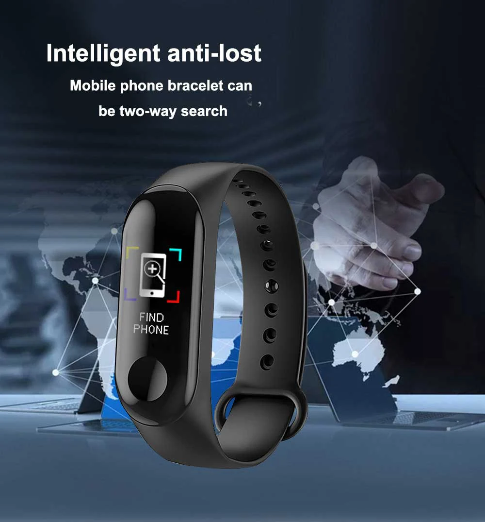M3 Plus Sports Smart Watch Monitoring