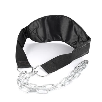 

Weight Lifting Fitness belt Chain Dipping Belt Exercise Gym Nylon + metal