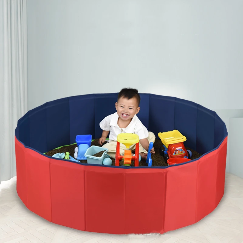 

Cassia Seed Toy Sand Children's Home Folding Ball Pool Toy Indoor Fence Baby Pool Wave Ball Game Colorful Ball Baby Playpens