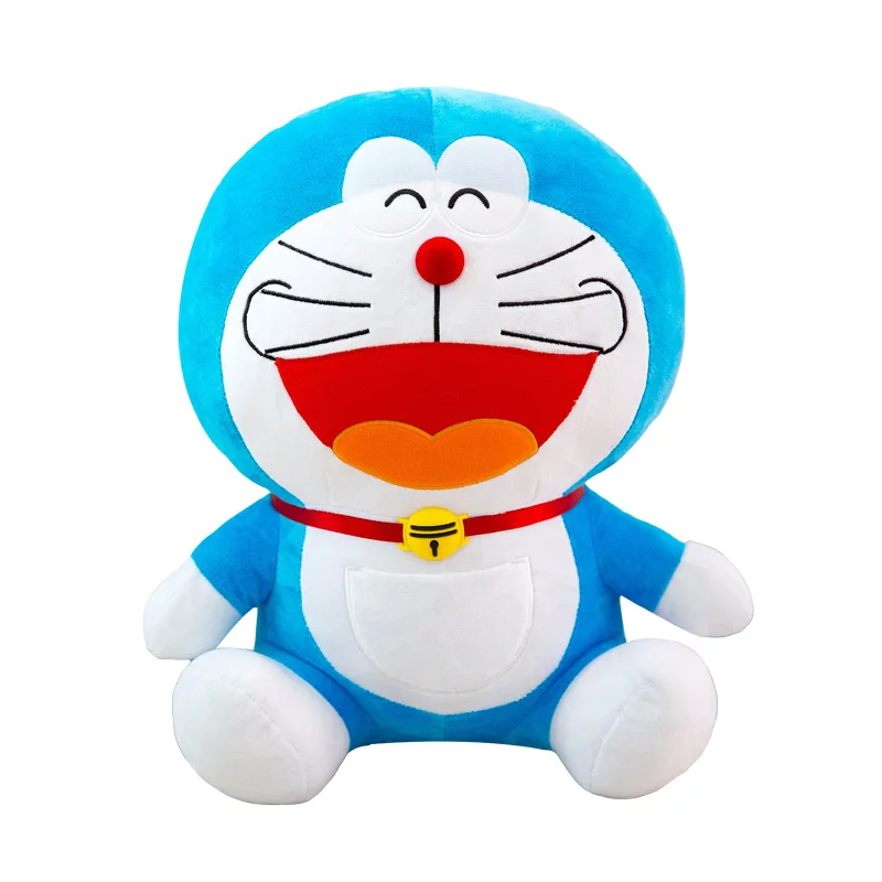 Cute Jingle Cat Doraemon Plush Toys Children Doll Girl Accompany Sleeping Doll Expression Stitche Anime Plush Elfe on The Shelf