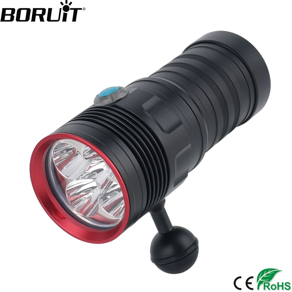 3 Modes 3000LM L2 LED Scuba Diving Flashlight 80 Meters Submersible Lights Torch 