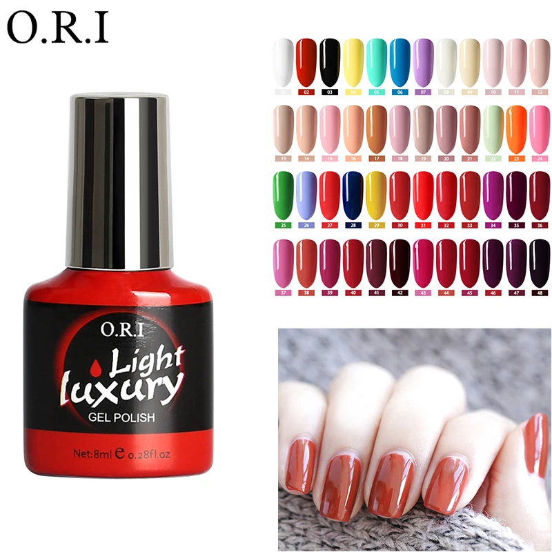 ORI 2 шт./лот Гель-лак Soak Off UV светодиодный Гель-лак для ногтей неоновый гель лак для ногтей искусство Полупостоянный гель лак Гель-лак геллак блеск