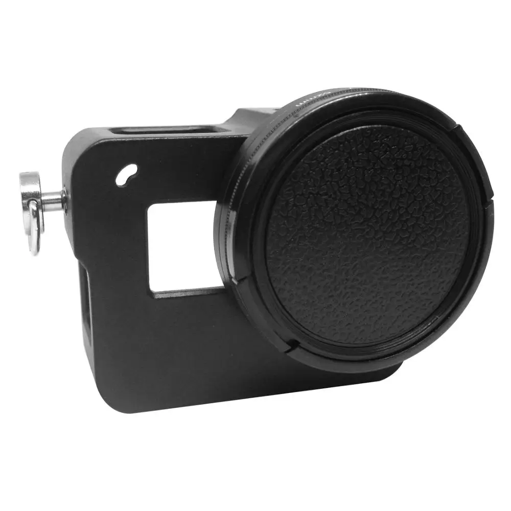 BGNing CNC алюминиевый защитный чехол клетка для камеры для GoPro Hero 7 6 5 черный с 52 мм УФ-защитой объектива для Go Pro 7 6 5 Крышка