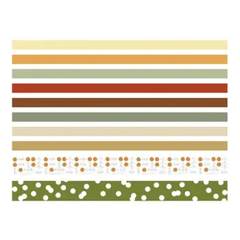 

10pcs/pack Vintage England Style Washi Tape Diy Decoration Scrapbooking Planner Masking Tape Label Sticker Stationery