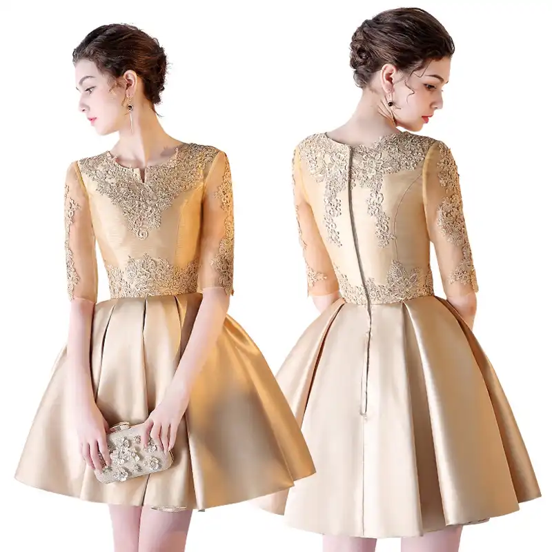 silver bridesmaid dresses with sleeves