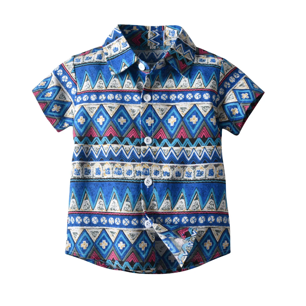 Летняя рубашка с короткими рукавами для мальчиков, рубашка с принтом «Сон-трава», Пляжная Праздничная Детская рубашка, детская повседневная рубашка
