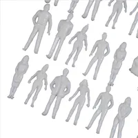 100pcs 1:50 Architecture Model Maker Miniature White Figures Architectural Model Human Scale ABS Plastic People 1