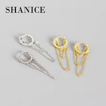 SHANICE Fine Jewelry 925 пробы серебряные круглые бусины с кисточкой Кулон Серьги гвоздики для женщин подарок для девушек