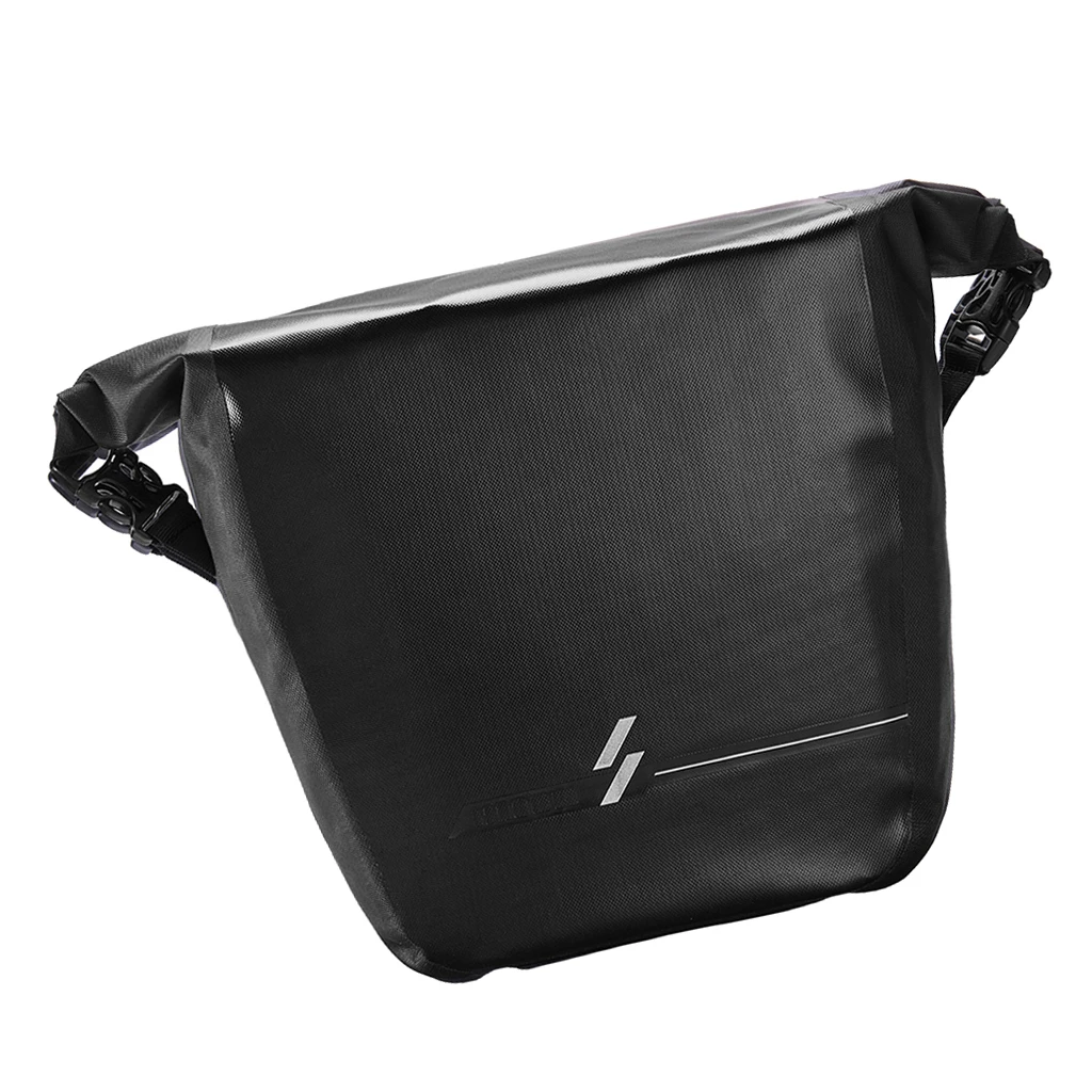 Black Bicycle Carrier Rack Pannier Bag Bike Rear Seat Cargo Bag Cycling Bike Rear Pack Trunk Pannier Handbag - Цвет: Black
