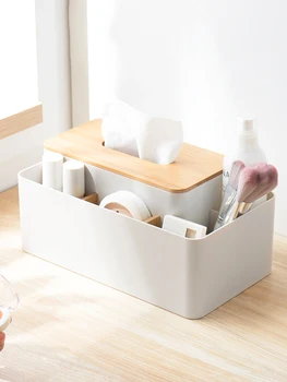 

Creative multifunctional tissue box remote control storage box coffee table multi-box classification box cosmetics storage box
