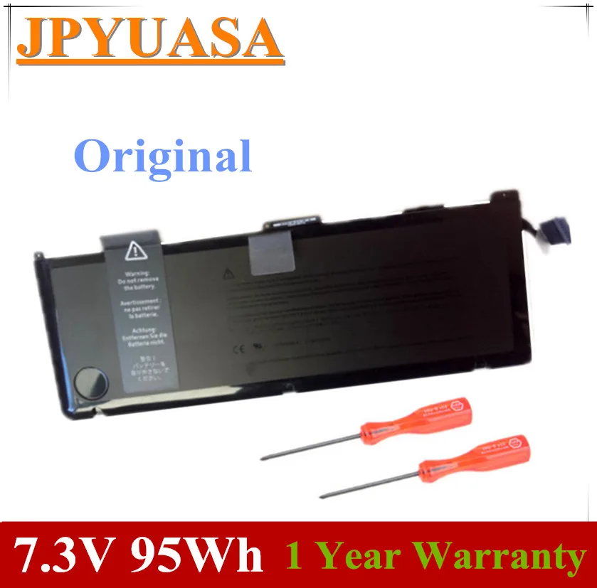 7XINbox 7.3V 95wh Original A1309 A1297 Laptop Battery For Apple MacBook 17" MC226ZP/A MC226* 9 CELLS | Компьютеры и офис