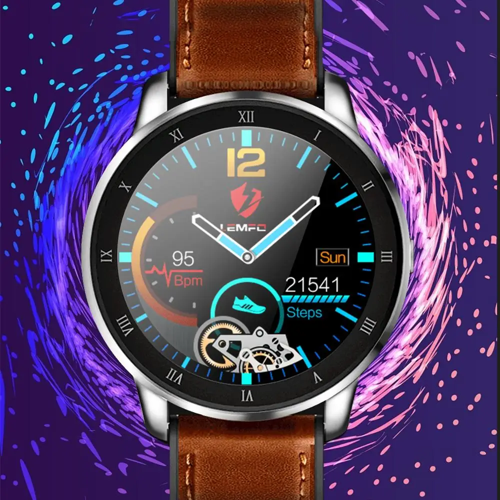

Torntisc ELF2 Smart Watch Smart Watch ECG PPG Round Touch Multiple Sports Modes Strap Replaceable Smartwatch Men Waterproof IP68