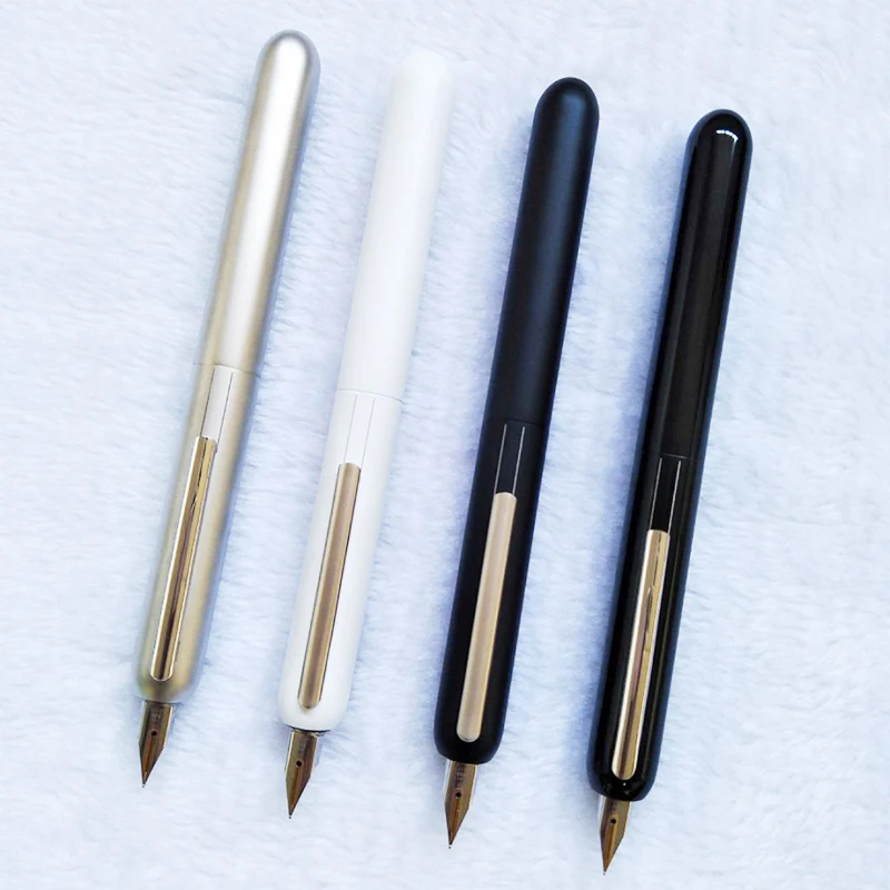 

New style novel fountain pen rotating ink pen Dialog series 14K gold tip black 0.5mm
