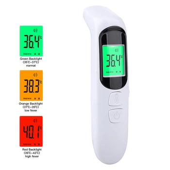 

Household Digital LCD Backlight Non-Contact Thermometer ℃/℉ Adult Baby Infrared Forehead Thermometer Temperature Measurement