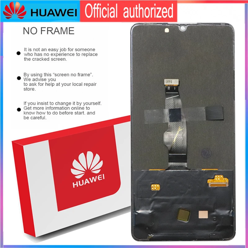 6," Дисплей, с корпусом, запасные части для huawei P30 ЖК-дисплей кодирующий преобразователь сенсорного экрана в сборе ELE-L29 ELE-L09 ELE-AL00 ELE-L04