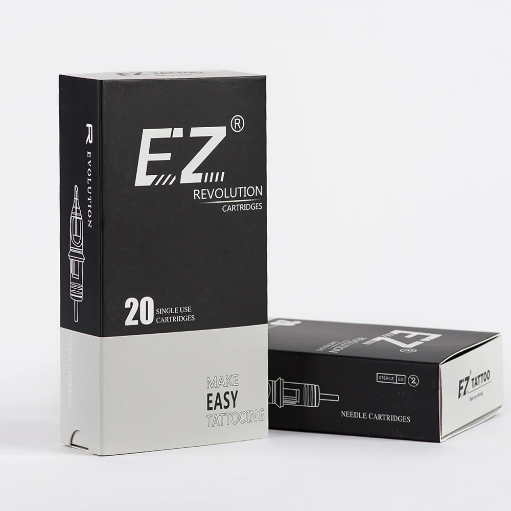 RC1003RLB EZ Revolution тату картридж #10 (0 30 мм) круглые Подводные иглы для и перманентный