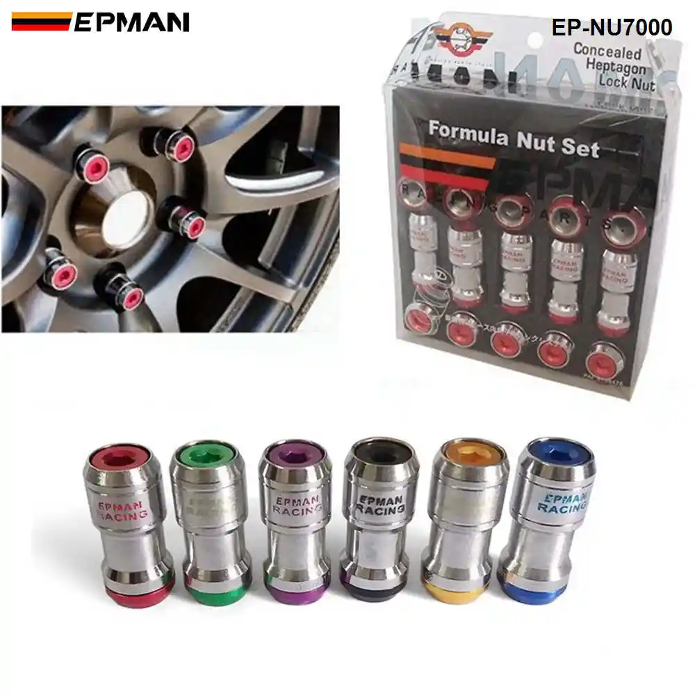 Epmanスポーツm12 X1 5 M12 X1 25 Authentic Epmanドングリrimレーシングラグホイールナットねじ個車のためトヨタep Nu7000 Wheel Nuts Nuts Carracing Wheel Lug Nuts Aliexpress