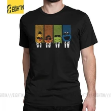 Футболка с изображением монстра-печенья, Мужская забавная одежда, хлопковая футболка с коротким рукавом, распродажа, Подростковая футболка, платье