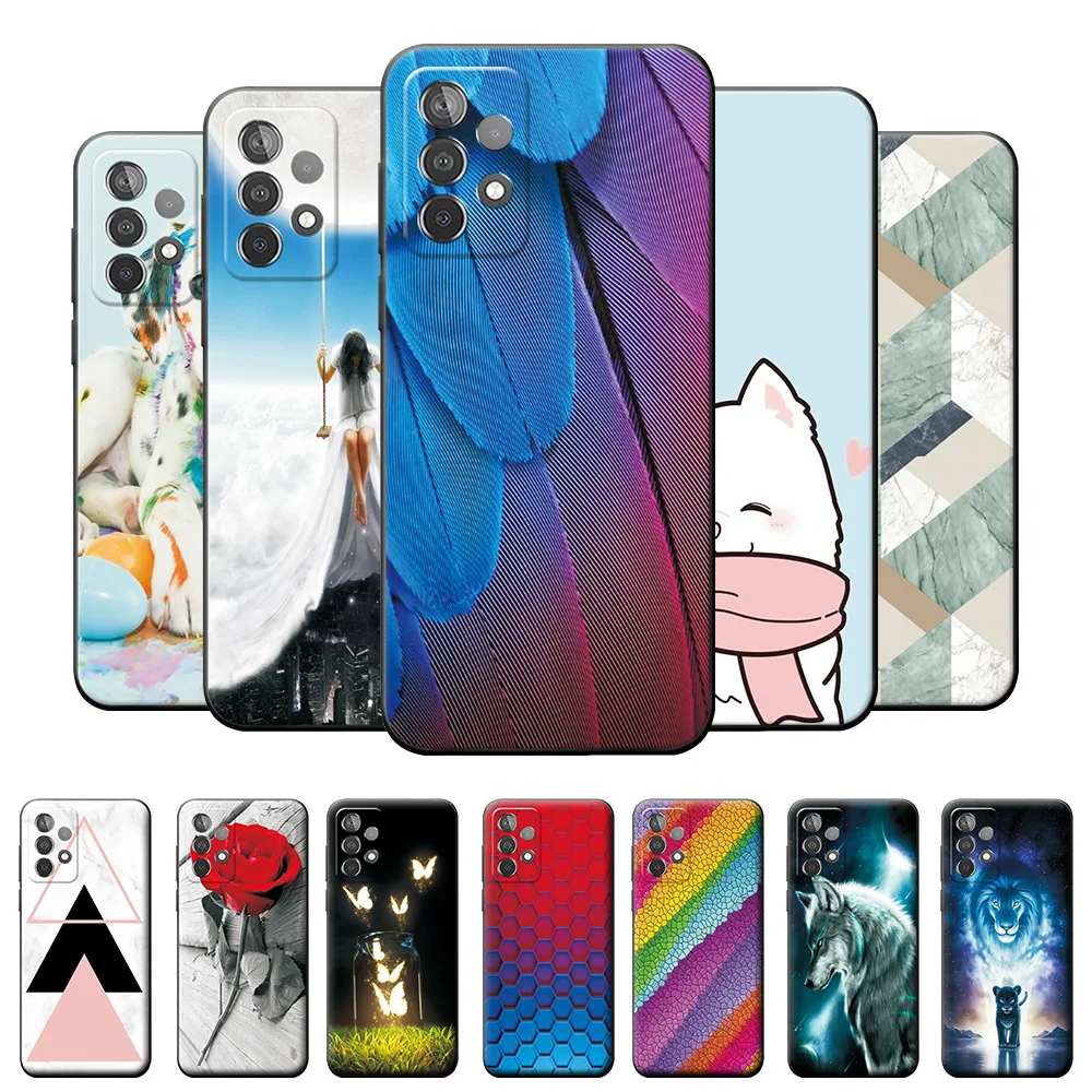 Custodia Per Samsung A52 Custodia Per Samsung A52 4G 5G A52S Custodia Per Telefono Cartoon Per Samsung A52 Cover Posteriore In Silicone Morbido Tpu
