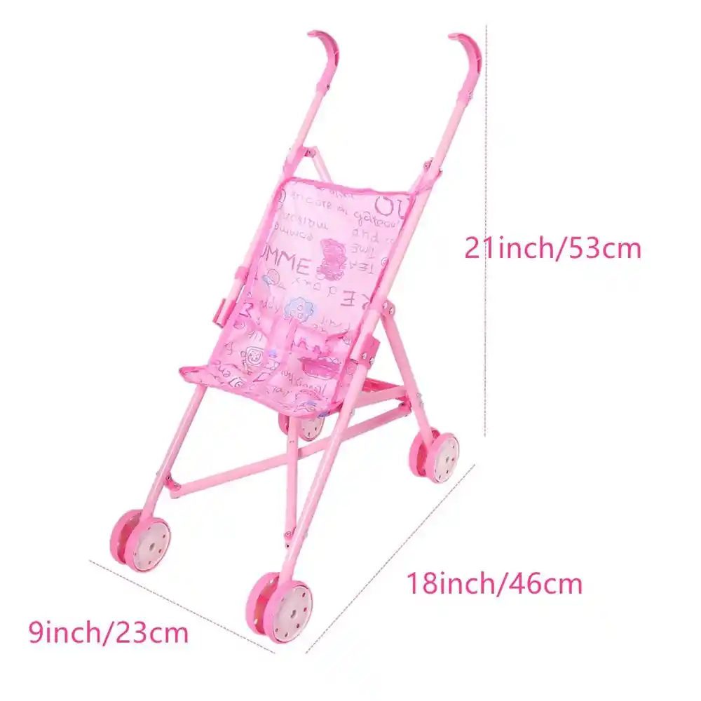 carrito rosa para niña