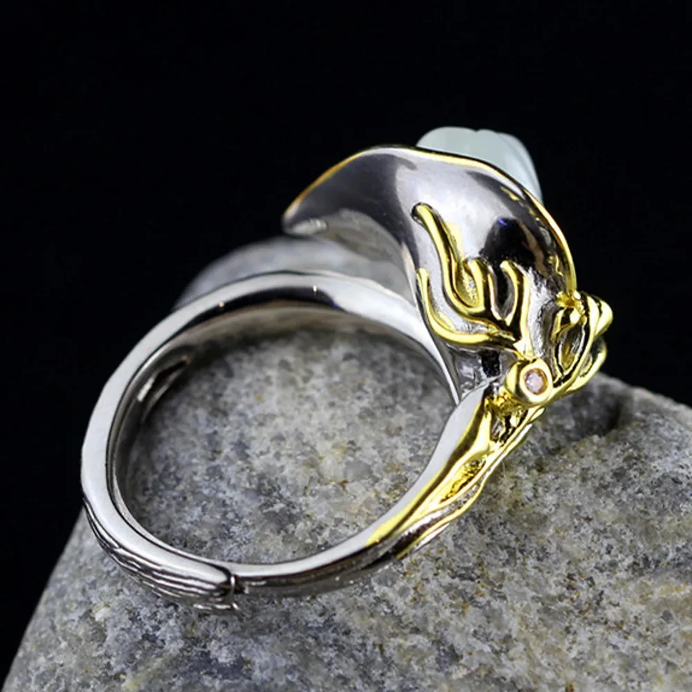 Серебро S925 с оригинальным дизайном кольца из камня|s925 silver|silver silverring silver |