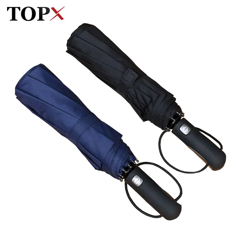 TOPXBrand большой зонт для мужчин и женщин от дождя ветрозащитный деловой компактный Автоматический Зонт от дождя высокого качества складной зонт для женщин