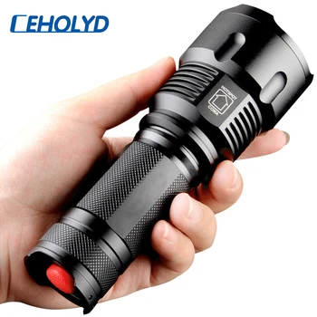 

Cree XHP70 XHP50 XM-L2 U3 XM-L T6 LED Flashlight Waterproof Torch Zoomable Power 26650 18650 14500 AA rechargeable battery Light