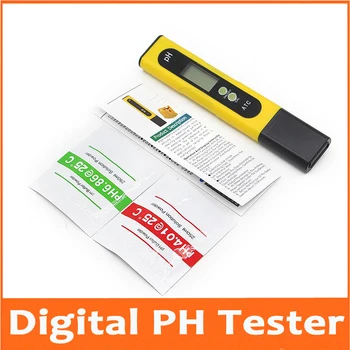 

PH TESTER Accuracy 0.01 Digital PH Meter Tester for Water Food Aquarium Pool Hydroponics Pocket Size PH Tester Large LCD Display