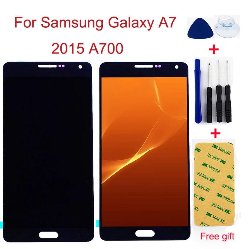 A700fd Экран для samsung Galaxy A7 A700 A700F A700H A700K A700S A700L A700FD сенсорный экран и ЖК-дисплей Дисплей монитора в сборе