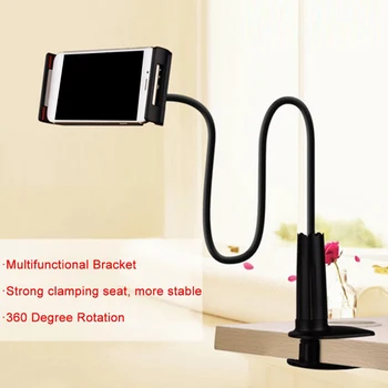 

Smartphone Holder Universal Long Arm Lazy Mobile Phone Stand Flexible Bed Desk Table Clip Bracket for ipad