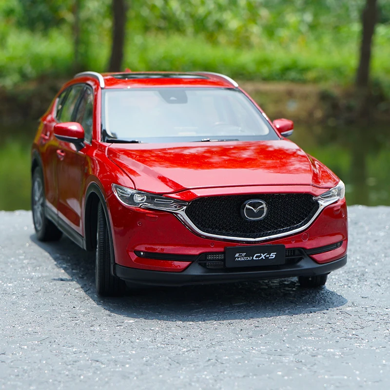 1:18 Высокая тщательная MAZDA 2018 CX 5 CX5 SUV сплав модель автомобиля статические