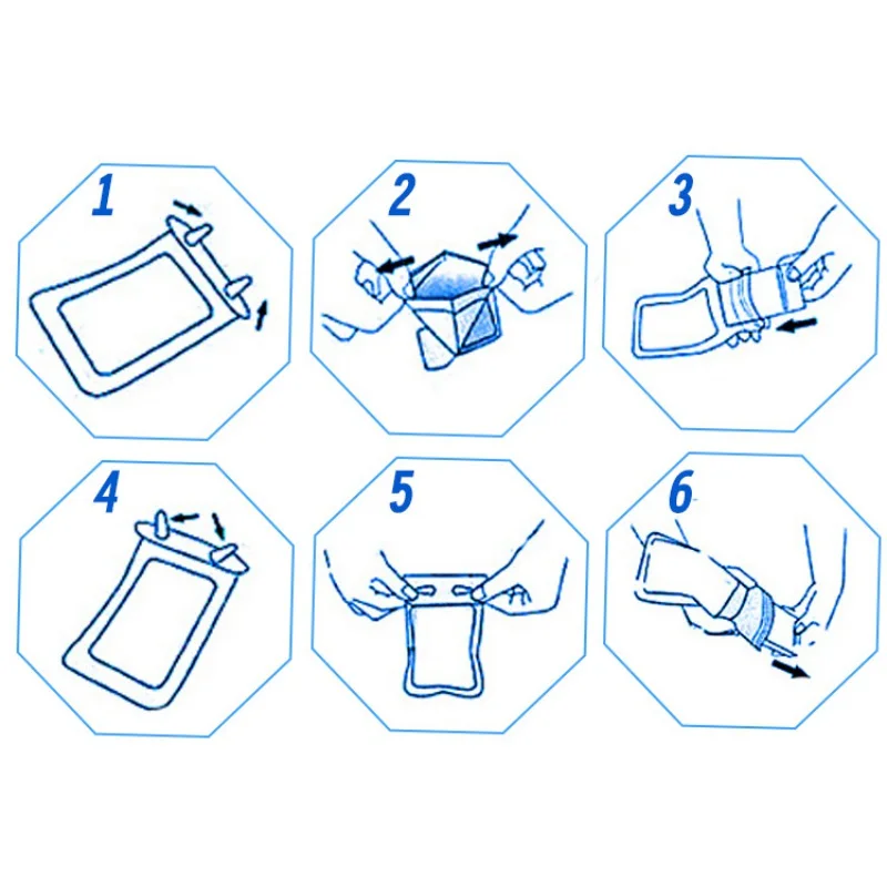 Анти падение водонепроницаемый мобильный телефон сумка плавательный чехол для