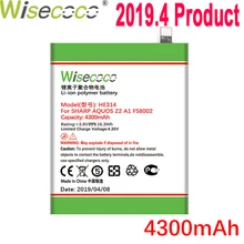 WISECOCO 4300 мАч HE314 батарея для телефона SHARP AQUOS Z2 A1 FS8002 новейшее производство высокое качество батарея+ код отслеживания