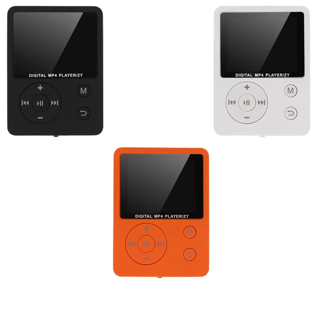 

Mini MP3 Player 3.5mm Earphone Port MP4 Player FM Radio Audio Recording Music Playing Device 1.8" TFT Screen